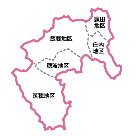 飯塚市地域別マップ